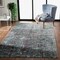 Homeroots 5 x 8 ft. Blue Chaotic Strokes Area Rug 395762 - alternate 6